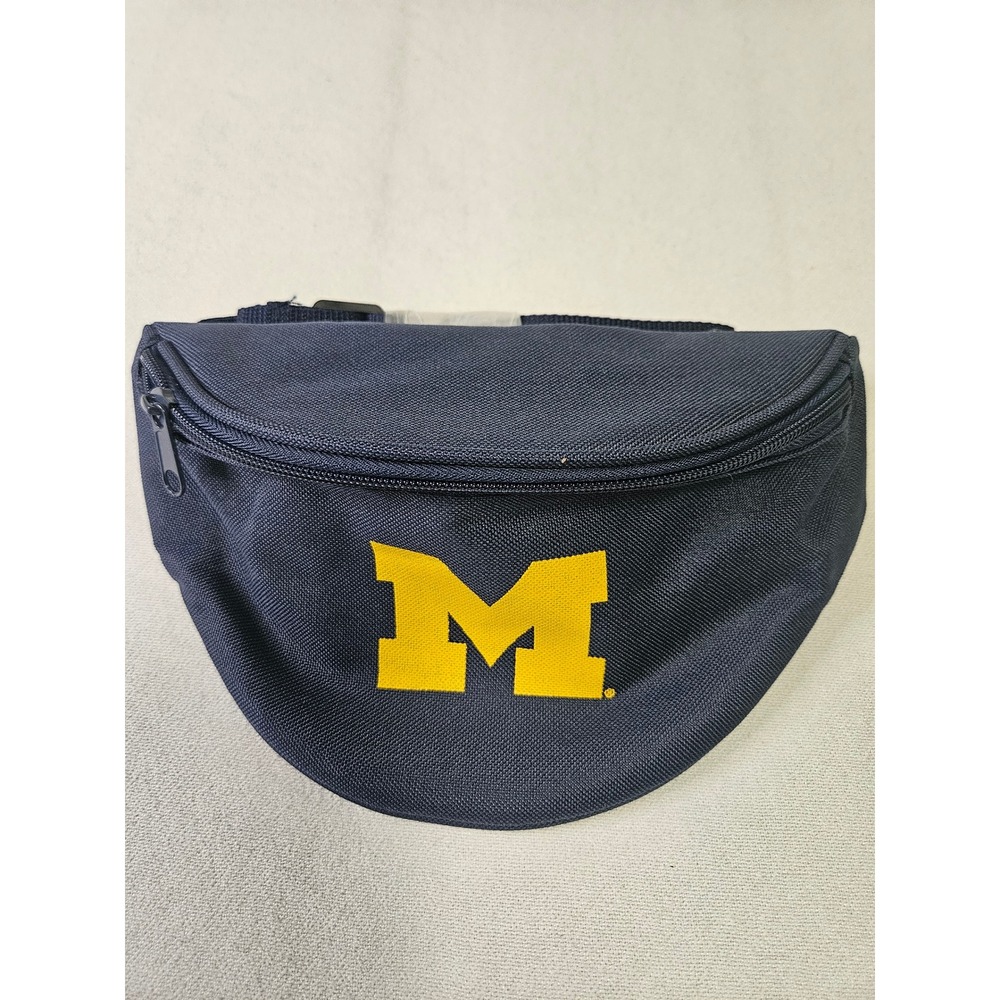 Michigan Wolverines Fanny Pack Unisex OS Navy Blue NCAA Gameday Waist Bag Logo